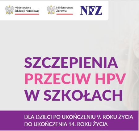 SZCZEPIENIA PRZECIW HPV W SZKOŁACH